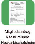 Mitgliedsantrag  NaturFreunde  Neckarbischofsheim